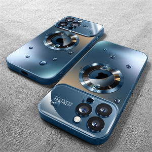 Luxury Glass Camera For Magesafe Magnetic Wireless Charge Case For iPhone 17 Pro Max Air 16 15 14 Plus 13 12 11 Shockproof Cover