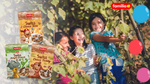 Ngũ Cốc Nhân Socola Cho Trẻ Em Swiss Choco Bits Familia 375g