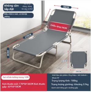 Giường Gập Đơn Để Ngủ và Thư Giãn