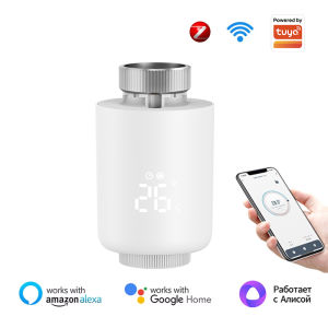 Tuya ZigBee Thermostat Radiator ActuatorSmart TRV Thermostatic Valve Temperature Controller Support Alexa Google Home