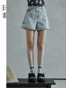 Summer New Fashion Loose Vintage Washed Jean Shorts