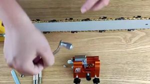 Smith Tools New Chainsaw Chain Sharpening Jig  Chainsaw Sharpener Kit - Hand Chain Grinder for All Kinds of Chain Saws and Electric Saws