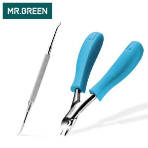 MR.GREEN Nail Clipper Ingrown Toenail Cutter Anti-Splash Olecran Podiatry Toe Nail Paronychia Correction Pedicure Manicure tool
