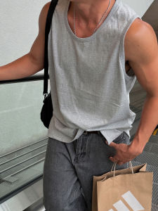 DAVID&ME | Training and Fitness Side Slit Loose Fit American Style New Summer Tank Top