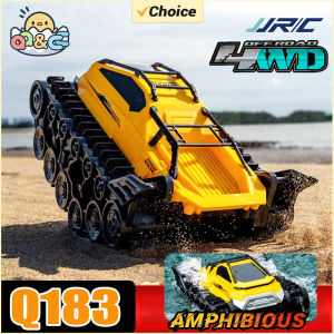 JJRC Q183 RC Car: A 2.4G Amphibious All-Terrain Tracked Tank Remote Control Truck Climbing Off-Road Vehicle Waterproof Toy Kid Gift