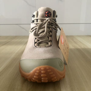 Maile Genuine Leather Outdoor Shoes Hi-Top Hiking Shoes Women Waterproof Non-Slip Wear-Resistant Desert Hiking Boots Mountain Climbing Shoes Men