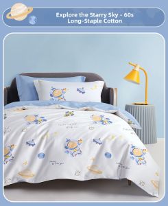 Boyang Home Textile | High-quality 60s Cotton Cartoon Bed Cover 200x230cm