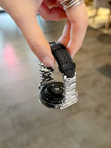 Uhada | Leather Watch Band Fashionable Metal