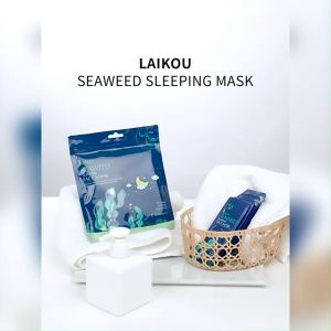 Bịch 15 Gói Mặt Nạ Ngủ Tảo Biển Laikou Seaweed Sleeping Face Mask – Làm Da Căng Mượt Nuôi Dưỡng Da Ban Đêm Kiềm Dầu Nhờn