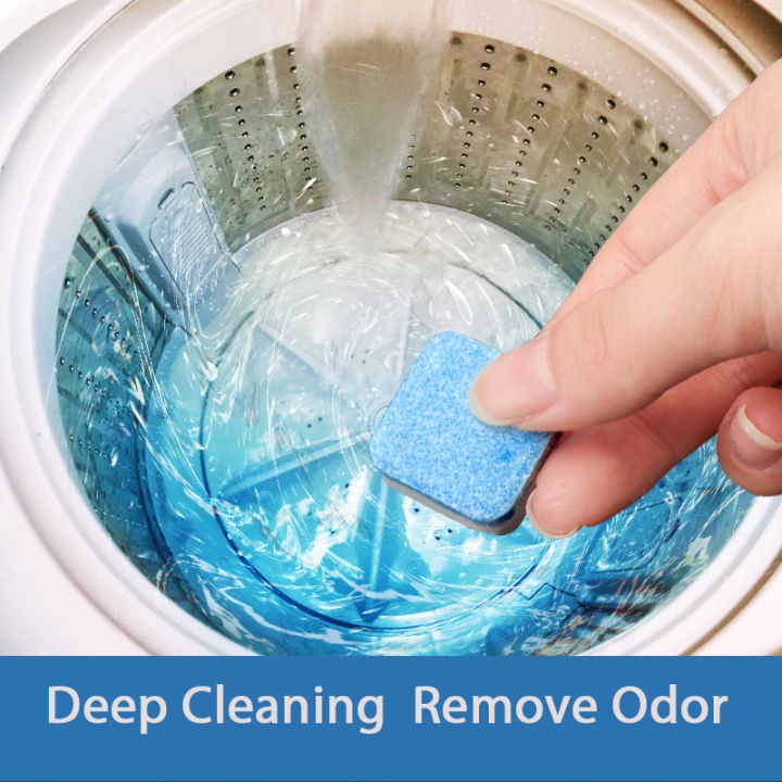 12pcs/box powerful sterilizing effervescent tablet washing machine tank cleaner automatic drum