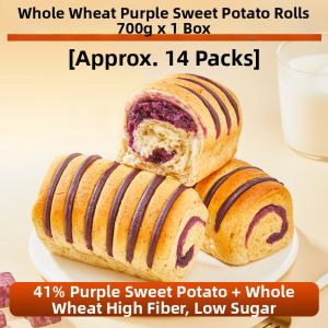 BESTORE | Whole Wheat Purple Sweet Potato Hand-Torn Bread Breakfast