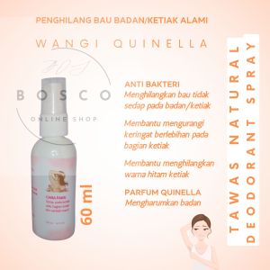 Natural Tawas Deodoran Spray Deodoran Spray Ketiak - Wangi Quinella