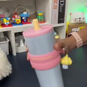 ฟางถ้วยเก็บความร้อน จุขนาดใหญ่ 316 สแตนเลส การ์ตูนน่ารัก พร้อมหลอด Americano Cup แก้วกาแฟ แบบพกพา ถ้วยน้ำความ