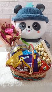 Blue Panda Gift Package Gift Idea for Valentines Birthday Christmas Surprise Gift Anniversary and Monthsary