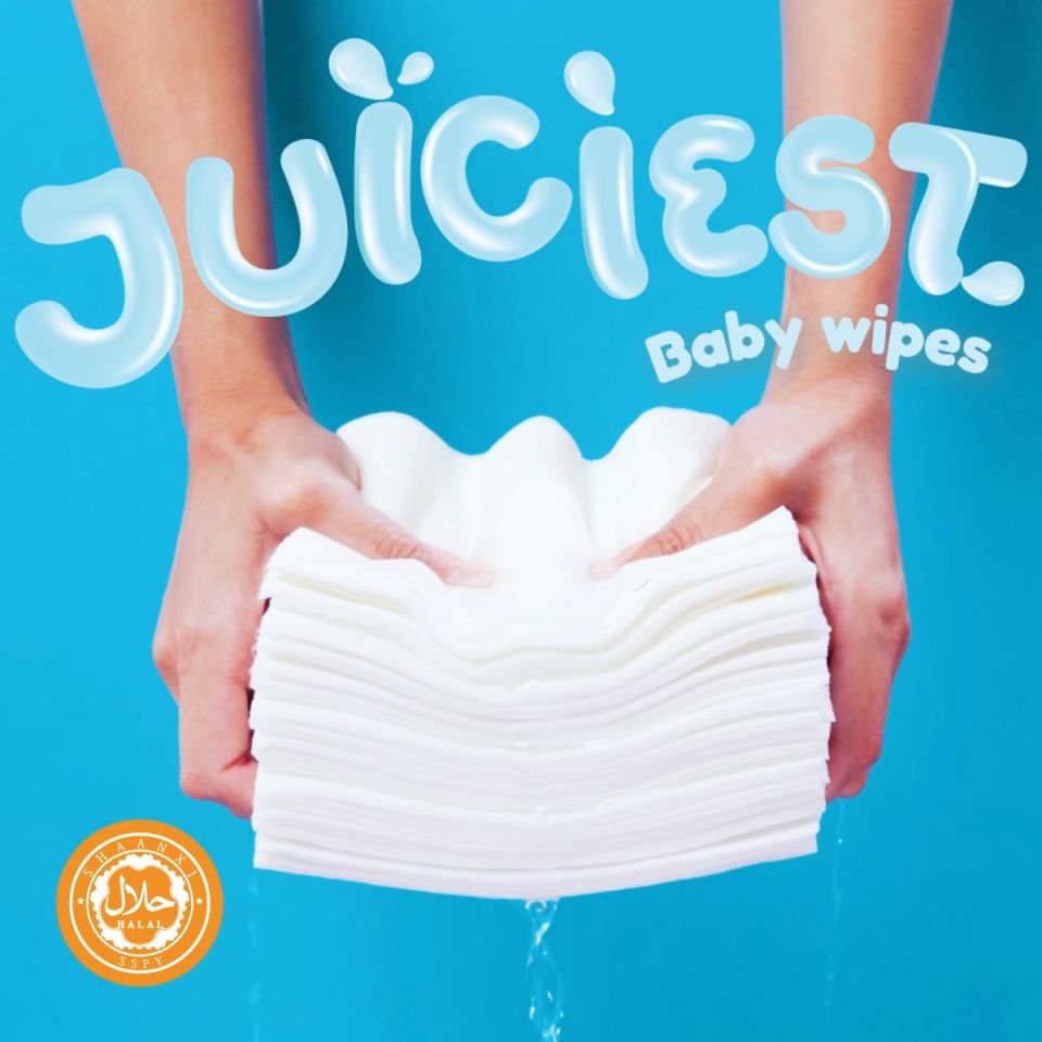 [CARTON] Upgraded Formula Hoppi Premium 99% Baby Water Wipes (80 Wipes x 12 Packs)