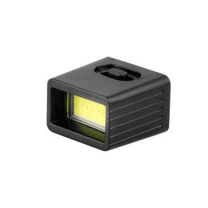 1pc Mini 9V Battery Flashlight 2 Modes COB LED EDC Key Light 6F22 Battery Outdoor Lighting Work Light Excluding Battery