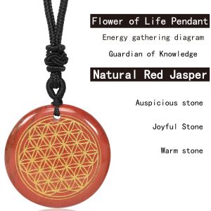 HOT Natural Quartz Amethyst Cube Metatron Flower of Life Pendant Healing Energy Crystal Lapis Lazuli Men Women Jewelry Necklace