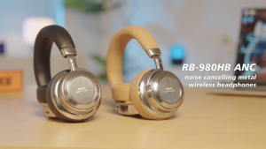 REMAX RB-980HB ANC Noise Cancelling Metal Bluetooth Wireless Headphone Headset