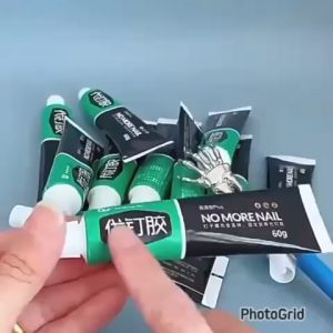 Lem Pengganti Paku / Lem Tembok Tanpa Bor & Tanpa Paku Skrup / Cukup Di Lem Perekat Kuat Adhesive Glue Nomore Nail Perkakas Alat Pertukangan