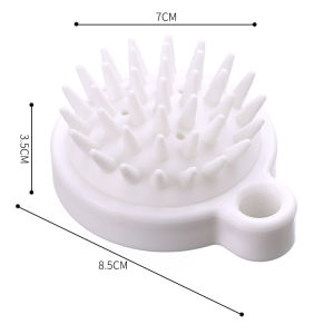 B.F. Silicone Hair Washing Brush Head Meridian Massage Artifact Mini Hair Cleaning Comb