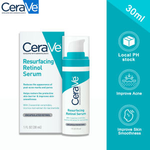 CeraVe Retino Serum for Post Acne Marks and Skin Texture Pore Refining Resurfacing Brightening Improve The Facial Skin Roughness hydra moist 30mL