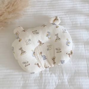 【COD】Baby Anti Flat Head Pillow Newborn Cotton Breathable Sleep Support Infant Pillow Bantal Bayi