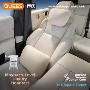 QUEES | Neck and Waist Support Car Cushion