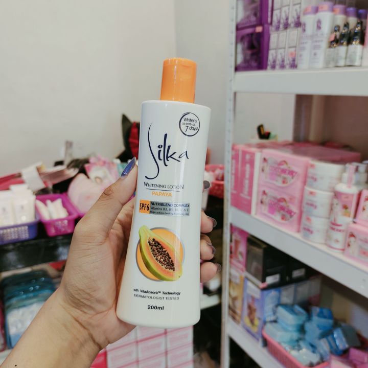 SILKA PAPAYA WHITENING LOTION | Lazada PH