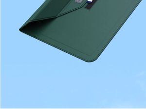 PU Leather Laptop Sleeve Case 14-15 inch Foldable Stand | Laptop Carrying Case | Water Repellent & Scratch Resistant