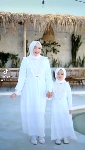 Rayana Dress: Gamis Couple Sarimbit untuk Mom dan Anak