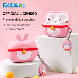 Doraemon Silicone Earphone Case Washable for AirPods 3 4 Gift Idea RPC3192