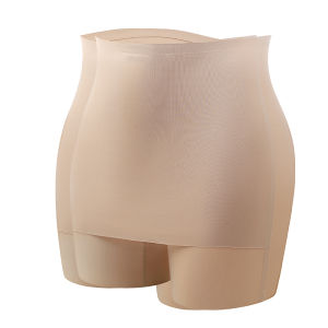 PIER N°5 | Herbal Prim Color Foundation Liquid Safety Pants Womens Ice Silk Seamless Underwear High Waist Briefs Two-In-One Base Layer