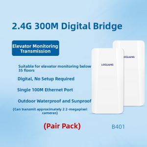 Industrial Outdoor WiFi Bridge For Elevator and Camera 5.8G