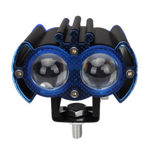 KEVANLY | 1/2pcs Motorcycle LED Spotlight White Yellow Hi/Low Beam For RV SUV UTV Trucks Offroad Fog Lights Headlight Driving Light 12-24V