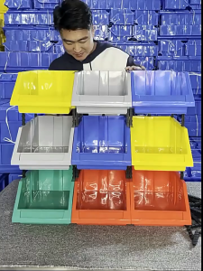 กล่องเครื่องมือ กล่องใส่อะไหล่ รุ่นA2 (1กล่องมี 4ใบ) กล่องอุปกรณ์ ชั้นวางสต็อคสินค้า กล่องพลาสติก