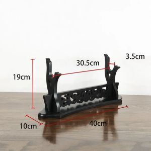 Wooden Katana Stand Holder Dragon Sword Storage Shelf Rack Support Display Japanese Katana Demon Slayer Sabre Cradle Organizer