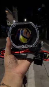 PACKET BUNDLING BILED IBRIGHT IB9 Original Dengan Kipas Pendingin Shroud Black 25inc Blue Lens Paket Lengkap