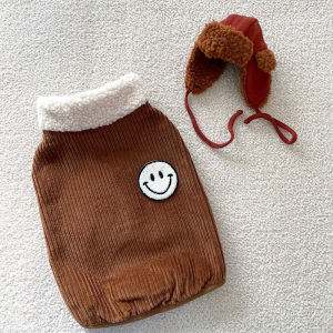 Pet Autumn/Winter Clothes Thickened Cotton-Padded Coat Teddy Bichon VIP Schnauzer Pomeranian Cat Cat Small Size Dogs Dog Clothes