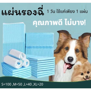 แผ่นรองฉี่สุนัข แผ่นรองฉี่แมว แผ่นรองฉี่กระต่าย ห้องน้ําหมา ช่วยฝึกขับถ่าย ระงับกลิ่น ผ้ารองฉี่สุนัข แผ่นลองฉี่ หนา