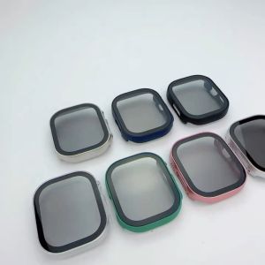 I TECH Privacy Tempered Glass + 360 Cover Case for iWatch Series 49mm 46mm 45mm 44mm 42mm 41mm 40mm