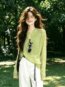 V.C.I | Korean Style UV Protection Henry Neck Summer Shirt
