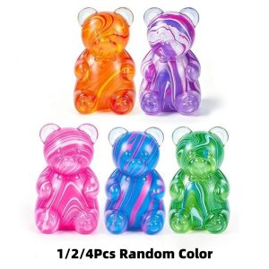 Gummy Bear Squishyies Maltose Filled Squeeze Toys Slow Rising Squishy Stress Balls Adults Kids Party FavorsClassroom Prizes