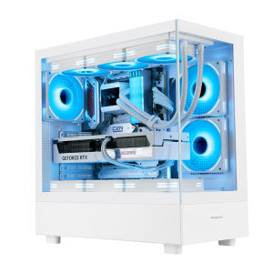 Xingu pro Endless Sea View Room No Column Side Transparent 360 Water Cooling ATX Desktop Computer Matx Main Board Case