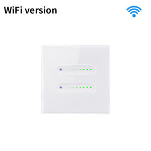 AVATTO Tuya WiFi 1/2 Gang Smart Dimmer SwitchEU Dimmer Light Switch Touch Glass Panels Control For Alexa Google Home Alice