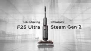 【NEW LAUNCH】Roborock F25 Series 25000Pa Wet and Dry Cordless Vacuum Cleaner Robotic Arm Foam Washing 0% Hair Tangle 180°C Steam 86°C Hot Water Mopping 5 Mins Self-Dry
