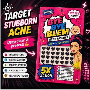 Tea Tree Oil Acne Patches Series - Works Overnight - Infused with Tea Tree Oil - Cute Designs - Sleep with It - Wake Up Confident - Suitable for All Skin Types - Safe & Gentle on Skin