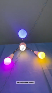 LGAO 4 in 1 Light Bulb Adapter 3 Way Socket Converter Extender 3 in 1 5 in 1(BULB NOT INCLUDED)