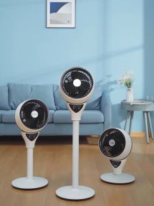 Remote Control Height Adjustable Auto Rotate Oscillation Air Circulation Ventilation Turbo Cooling Standing Desk Fan