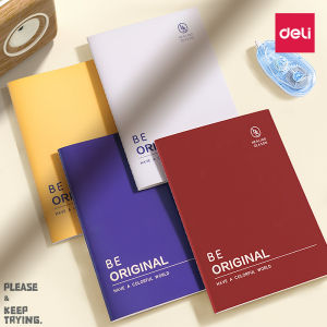 deli | Attractive Thick Student Notebook B5 Lined Error Practice Book Simple Diary