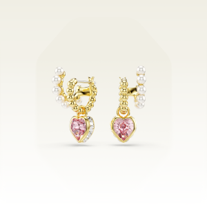 Swarovski | Heart-shaped High-end Faux Pearl Pendant